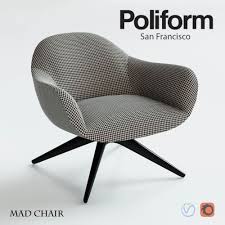 Poliform Mad Chair Armchair 3d Model For Download Cgsouq Com Chair Armchair Chairs Armchairs