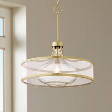 For a wide assortment of possini euro design visit target.com today. Possini Euro Design Antique Brass Pendant Light 19 Wide Modern Silver Organza Clear Glass Fixture For Kitchen Island Dining Room Walmart Com Walmart Com
