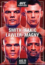 The #1 fighting news resource. Ufc Fight Night Smith Vs Rakic Wikipedia