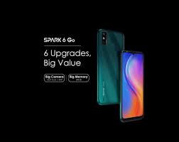 TECNO Spark 6 Go (Aqua Blue 64GB + 4GB ...