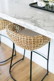 Estillo Project Classic Modern Kitchen Becki Owens Kitchen Stools Rattan Bar Stools Kitchen Bar Stools