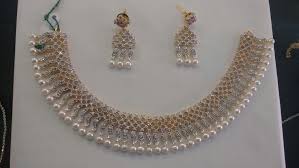 Artificial Diamond Set Artificial Diamonds Statement Necklace Necklace