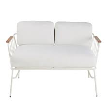 2 Sitzer Gartensofa Aus Metall Weiss Jetzt Bestellen Unter Https Moebel Ladendirekt De Garten Gartenmoebel Lounge Loungemobel Garten Gartensofa Lounge Mobel