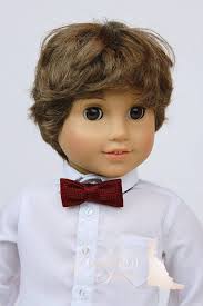 PDF Pattern #SS2010-01. Oxford Tailored Shirt and Tie for Standard 18-inch  Dolls.