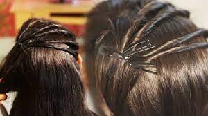 Side Puff With Trick And Ponytail Hairstyle Easy Side Puff Hairstyles Ponytail Hairstyles Easy Hair Puff Easy Hairstyles