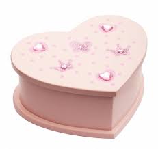 Mele & co liliana girl's musical ballerina jewelry box. Pink Ballerina Wooden Music Heart Shaped Jewellery Box Christmas Birthday Jb11