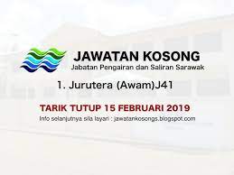 Jabatan ini memang tidak hanya kita temukan dalam organisasi saja, namu juga lembaga tertentu. Jawatan Kosong Jabatan Pengairan Dan Saliran Sarawak 15 Februari 2019