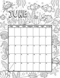 Printable Coloring Calendar For 2021 And 2020 Woo Jr Kids Activities Coloring Calendar Calendar Printables Kids Calendar