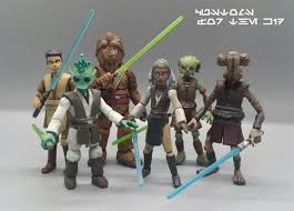 Starwars Customs Of The Week Tcw Jedi Younglings By Customs For The Kid Star Wars Poster Star Wars Action Figures Star Wars Droids