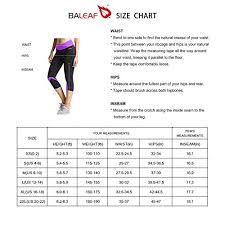 Baleaf Womens Yoga Running Workout Capri Legging Hidden Pocket Non See Through Fabric Blue Size Xs