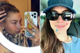 Hailey Bieber returns to social media with glam pouting selfie after giving  birth to baby son