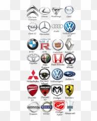 Text car logos are used in many car companies, usually the initials or whole car company names, written in some particular text style. Free Transparent Cars Logos List Images Page 1 Pngaaa Com