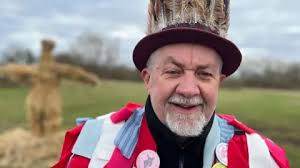 Straw bear is burnt to mark end of Whittlesey festival