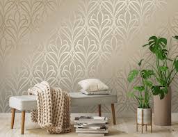Wallpaper Dinding Ruang Tamu Minimalis Motif Elegan Dekor Rumah Di 2020 Dinding Ruangan Lounge Decor