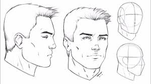 How to Draw the Male Face Angle and Profile View