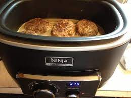 Ninja Salisbury Steak Recipe For Ninja Cooking System Mom Knows It All From Val S Kitchen Recipe Ninja Cooking System Salisbury Steak Recipes Homemade Salisbury Steak