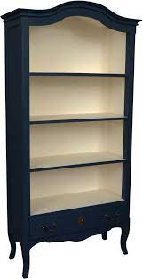 Shop for bookcase with doors at bed bath & beyond. Boudoir French Stiff Key Blue Painted Bookcase Cfs Furniture Uk