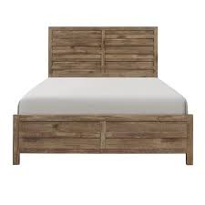 10 best king platform beds of june 2021. Hometrend Mandan Platform Bed King Weathered Pine 1910k Rona