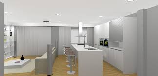 Plantas de casas estilo americano. Cocinas Estilo Americano Vangarda En Cambre