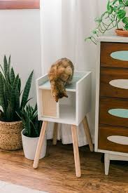 How To Upgrade The Ikea Lurvig Cat House Cat House Ikea Hacks For Cats Ikea Cat