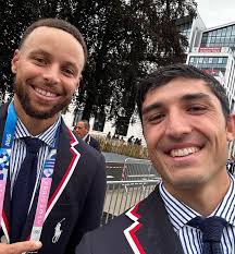 Seems like Midland Native Bryce Hoppel is having fun during the Opening  Ceremony of the Olympics! Hoppel will compete in the Men's 800M. Heat 1  will be