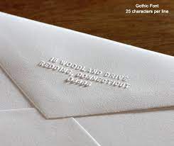 Return Address Hand Embosser Wedding Invitations By Invitations By Ajalo Wedding Invitation Return Address Addressing Wedding Invitations Letterpress Wedding