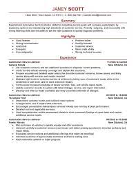 Auto repair, automotive tires and automotive service writer are still quite important, but a smaller sliceof the employer automotive service advisor job postings with their combined total of 21.3%. Best Sales Customer Service Advisor Resume Example Livecareer