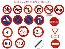 Rasmi dan bahasa kebangsaan negara. Papan Tanda Di Jalan Raya Keselamatan Jalan Raya Tanggungjawab Bersama