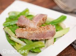 Thunfisch Nach Jamie Oliver Mit Sesamkruste Genial Einfach Elbcuisine Food And Drink Food A Food