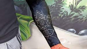 Furthermore, white tattoos appear more refined and if the ink is mixed with uv ink, they have the ability to glow and shine at night. Insane Black Sleeve With White Ink Youtube
