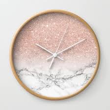 A Cool Trendy And Stylish Faux Rose Gold Pink Glitter Ombre On Modern White Marble Background Br Gir Rose Gold Bedroom Gold Room Decor Rose Gold Room Decor
