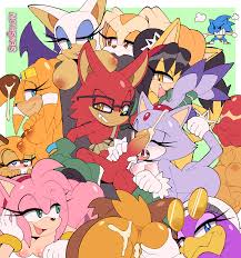 Rule34 - If it exists, there is porn of it  senshion, amy rose, blaze the  cat, cream the rabbit, gadget the wolf, honey the cat, marine the raccoon,  rouge the bat,