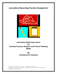 Journalism Reporting Practice Scenarios Distance Learning Writing Lessons Teaching Secondary Student Activities