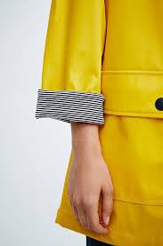 Petit Bateau Longline Raincoat In Yellow Waterproof Jacket Women Raincoats For Women Raincoat