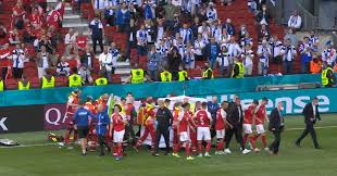 There are worrying scenes coming during the denmark vs finland match at euro 2020, with christian eriksen having collapsed under no pressure from any opponent. Pcy9x2rct Mzvm