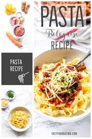 Tagliatelle Bolognese Recipe Fast Food Bistro Recipe Fast Pasta Recipes Best Pasta Recipes Tagliatelle Bolognese