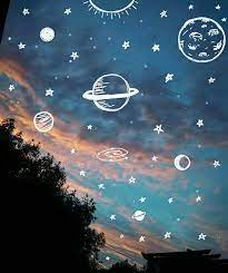 Check out these outer space backgrounds that include stars, planets, suns, comets, nebulas, black holes, wormholes and more. 41 Aesthetic Wallpaper Space On Wallpapersafari