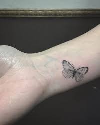 Minimal Butterfly Tattoo By East Ssc Minimal Butterfly Tattoo Butterfly Tattoo Butterfly Tattoo Designs