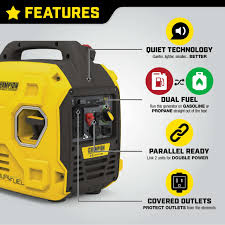 Maybe you would like to learn more about one of these? Champion 2000 Watt Dual Fuel Inverter Generator Norwall Norwall Powersystems