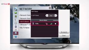 By default, when you connect your laptop to tv or external display, windows 10 uses the last used projection mode. Lg Smart Tv Smartshare Wifi Direct Youtube