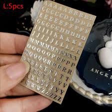 † approx english pronunciation guide: Yien 5pcs Alphabet Letters Glitter Resin Decorative Stickers English Letters Numbers Lazada