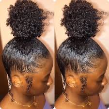 Edges On Instagram Sleek High Bun Tutorial Xolovelifeox Follow Edgesfeed For Natural Hair Bun Styles Black Girl Natural Hair Natural Hair Styles