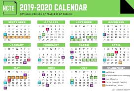 2019 2020 School Calendar Natl Council Of Teachers Of English Into The Driver S Seat School Calendar Learning Science Teacher Learner