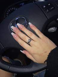 Sheer Ombre Acrylicnailscoffin Sheer Nails Ombre Acrylic Nails Long Nails