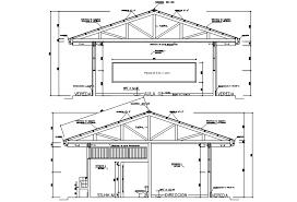 This sectional also provides function and convenience. Sectional Elevation Of A Bungalow In Autocad Cadbull