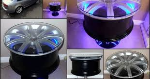 Bent Alloy Wheel Recycling Anyone For A Coffee Table Wheel Decor Car Furniture Rims For Cars