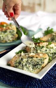 Cheesy Spinach Stuffed Chicken Breast The Suburban Soapbox