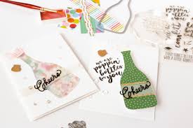 Place your project on top of the scrap paper. In Touch How To Make Cards That Move And Shake Featuring The Party Bundle Bottles Of Bubbly