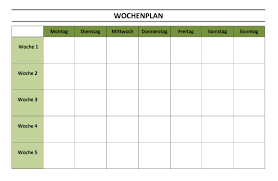 Ein wochenplan bringt nicht nur bei schülern in der schule eine klare, strukturierte übersicht über die nächsten anstehenden arbeiten, termine oder aufgaben. Word Vorlage Part 6