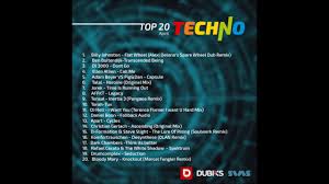 top 20 techno chart april 2017